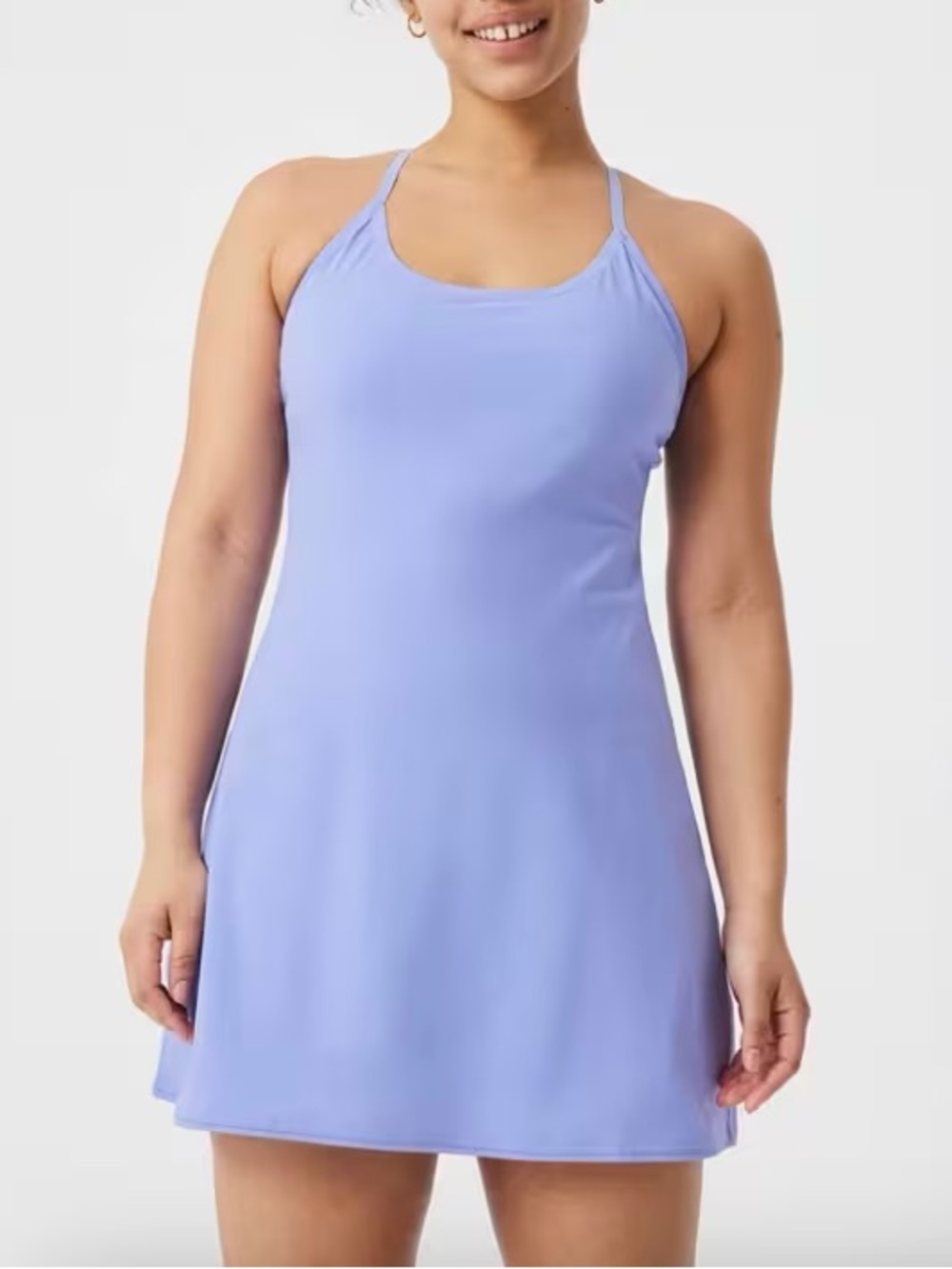Outdoor Voices The Exercise Dress XXXL Periwinkle Blue Built In Shorts